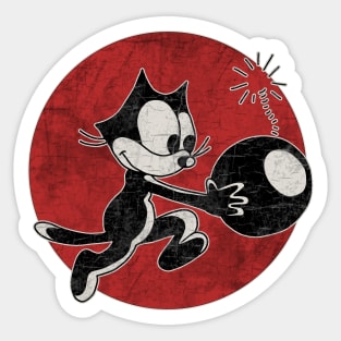 Felix The Cat with Bomb Sticker